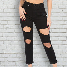 Load image into Gallery viewer, Siena Mom Jeans (Black)
