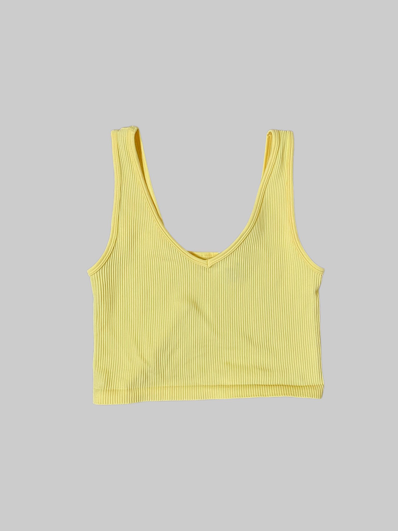 Lonsdale Women's Ashira Crop Top - Pale Yellow