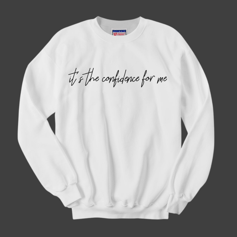 Confidence Sweatshirt (White)