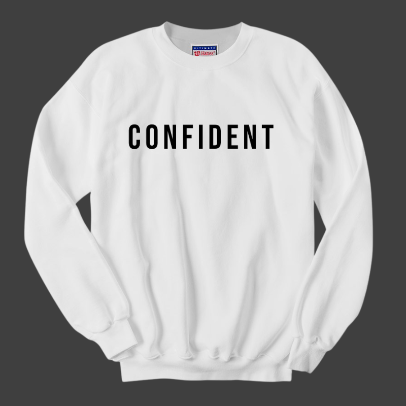 Confident Sweatshirt (White)